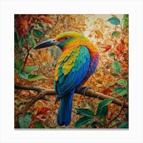 Colorful Bird Canvas Print