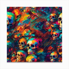 Skull Head 1 Canvas Print