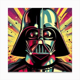 Darth Vader Pop Art Explosion Star Wars Art Print Canvas Print