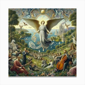 Angel Of Music Canvas Print