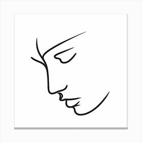 Face Art Canvas Print