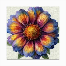 Zinnia 2 Toile