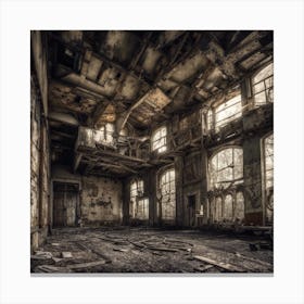 Abandoned Building Canvas Print