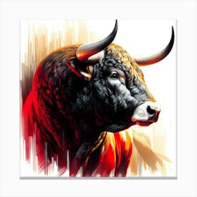 Animal Creative Portrai Illustrationt 2 Canvas Print