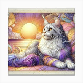 Coon Cat 1 Canvas Print