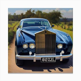 Rolls Royce Car Canvas Print