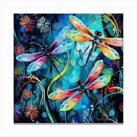 Dragonflies 22 Canvas Print