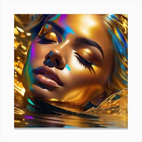 Golden Beauty Canvas Print