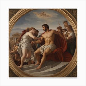 Aphrodite And Adonis Canvas Print