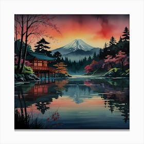 Japanese Landscape 2 Canvas Print