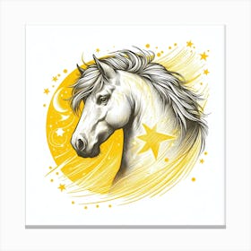 Starry Night Horse 1 Canvas Print