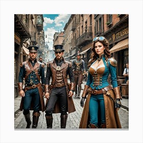 Steampunk 7 Canvas Print