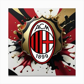 AC Milan 12 Canvas Print