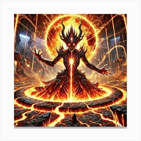 Queen Sorath Core Manipulation Canvas Print