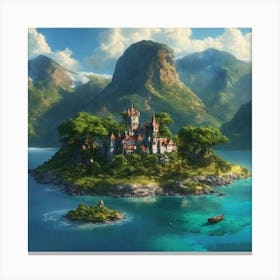 Fairytale Island 1 Canvas Print