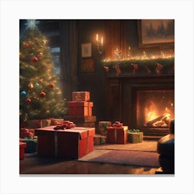 Christmas Tree 59 Canvas Print