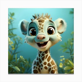 Giraffe 10 Canvas Print