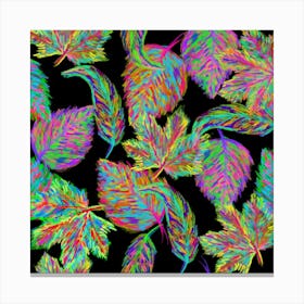 Autumn Pattern Dried Leaves 1 Canvas Print