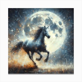 moon Horse Canvas Print