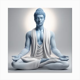 Buddha in Lotus Position Canvas Print