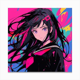 Anime Girl 3 Canvas Print