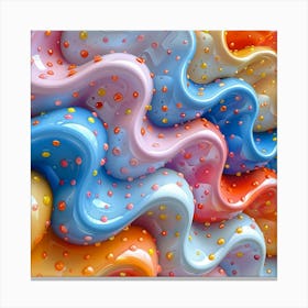 Wavy Wall Canvas Print