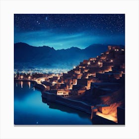 Night In Afghanistan Canvas Print