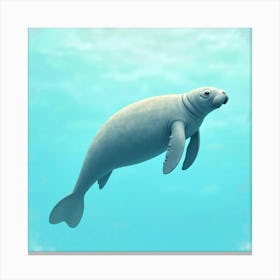 Manatee 2 Canvas Print