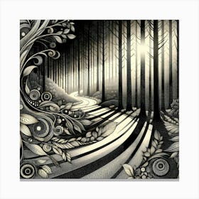 Forest Path 3 Canvas Print