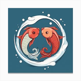 Koi Fish 1 Canvas Print