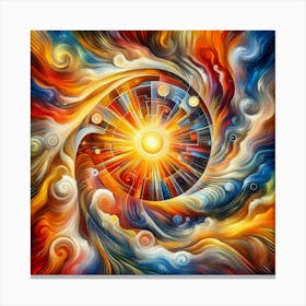 Psychedelic Painting Canvas Print