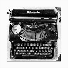 Olympia Typewriter Canvas Print