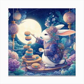 Chinese Bunny Canvas Print
