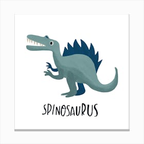 Spinosaurus Square Canvas Print