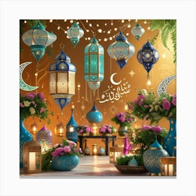 Leonardo Phoenix 10 A Vibrant And Festive Ramadan Decoration S 0 (1) Leinwandbild