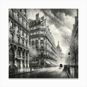 Paris Street Art Print Canvas Print