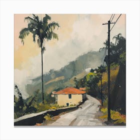 Misty Madeira - expressionism 2 Canvas Print