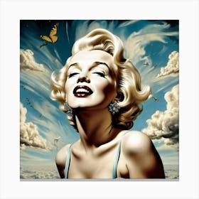 Marilyn Sky Canvas Print