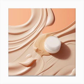 Peachy Skincare Canvas Print