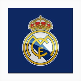 Real Madrid CF Logo Wall Art 20 Canvas Print