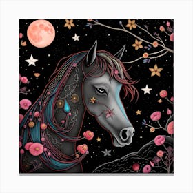 Zodiac Horse Canvas Print