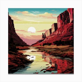 Red Canyon Canvas Print