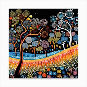 Aboriginal Art 7 Canvas Print