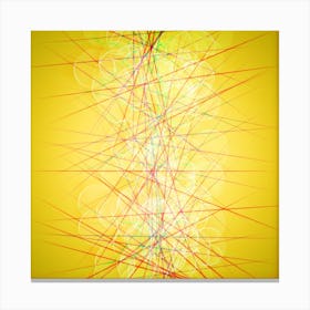 Img 3958 Yellow Abstract Karbis Canvas Print