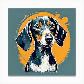 Happy Dog Canvas Print