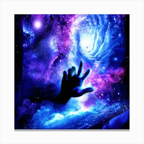 The Universe's Touch Canvas Print