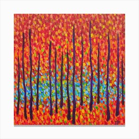 Trees In The Fall Canvas Print