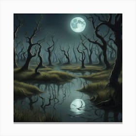 Dark Forest 40 Canvas Print