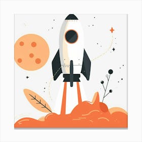 Rocket Launch Canvas Print