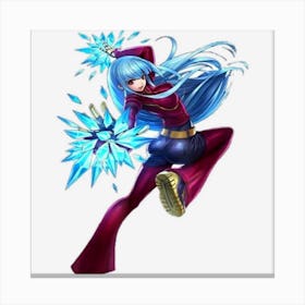 Trending Kula Diamond Anime Kof 98 Canvas Print